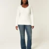 Cable-Knit Icon V-Neck Sweater