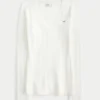 Cable-Knit Icon V-Neck Sweater