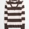 Cable-Knit V-Neck Icon Sweater