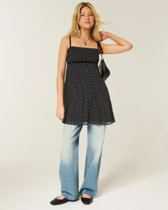 Chiffon Babydoll Mini Dress