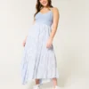 Crochet-Style Mix V-Neck Maxi Dress Crochet-Style Mix V-Neck Maxi Dress
