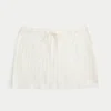 Crochet-Style Pull-On Cover Up Skirt