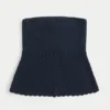 Crochet-Style Sweater Tube Top