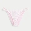Crochet-Style Trim Double-Strap Cheeky Bikini Bottom