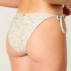 Crochet-Style Trim Side Tie Cheeky Bikini Bottom