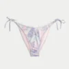 Crochet-Style Trim Side Tie Cheeky Bikini Bottom