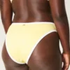 Curvy High-Leg High-Waist Ribbed Cheeky Bikini Bottom