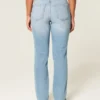 Curvy High-Rise Distressed Light Wash Straight Jeans Curvy High-Rise Distressed Light Wash Straight Jeans