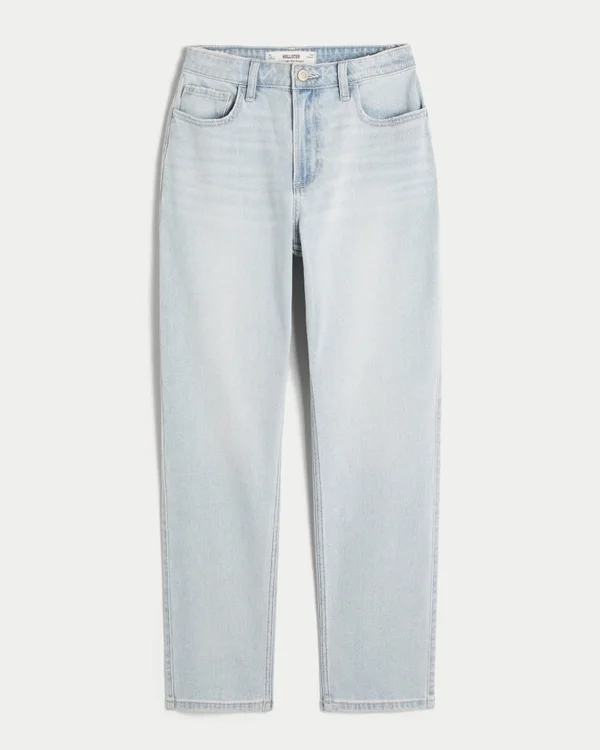 Curvy High-Rise Light Wash Straight Jeans Curvy High-Rise Light Wash Straight Jeans