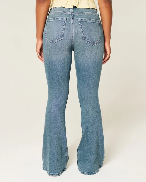 Curvy High-Rise Medium Wash Flare Jeans Curvy High-Rise Medium Wash Flare Jeans