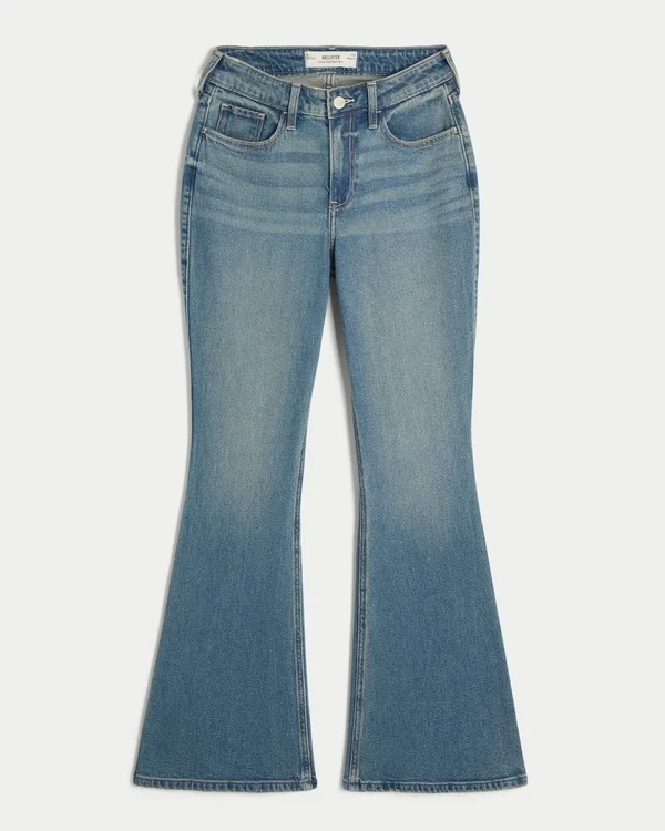Curvy High-Rise Medium Wash Flare Jeans Curvy High-Rise Medium Wash Flare Jeans