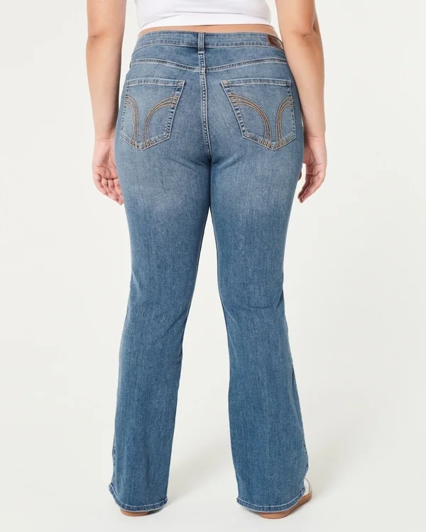 Curvy Mid-Rise Medium Wash Boot Jeans Curvy Mid-Rise Medium Wash Boot Jeans