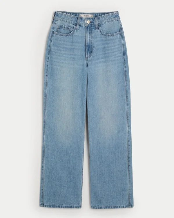Curvy Ultra High-Rise Medium Wash Baggy Jeans Curvy Ultra High-Rise Medium Wash Baggy Jeans