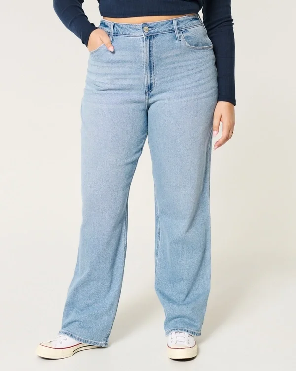 Curvy Ultra High-Rise Medium Wash Dad Jeans Curvy Ultra High-Rise Medium Wash Dad Jeans