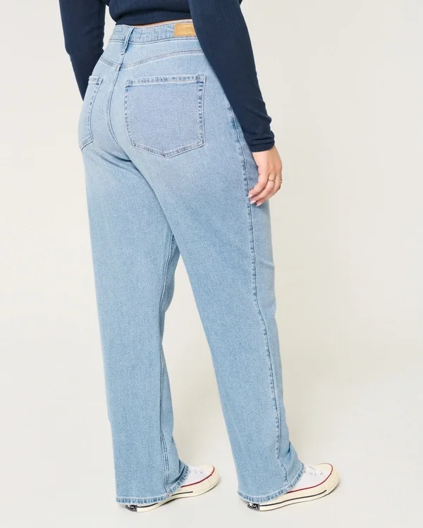 Curvy Ultra High-Rise Medium Wash Dad Jeans Curvy Ultra High-Rise Medium Wash Dad Jeans