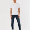 Dark Wash Athletic Skinny Jeans