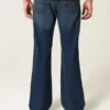 Dark Wash Relaxed Bootcut Jeans