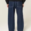 Dark Wash Skater Baggy Jeans