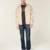 Dark Wash Slim Straight Jeans