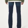 Dark Wash Slim Straight Jeans