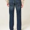 Dark Wash Slim Straight Jeans