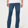 Dark Wash Slim Straight Jeans