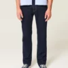 Dark Wash Straight Jeans