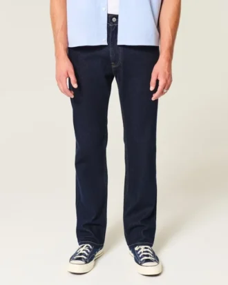 Dark Wash Straight Jeans