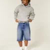 Dark Wash Super Baggy Denim Shorts Dark Wash Super Baggy Denim Shorts