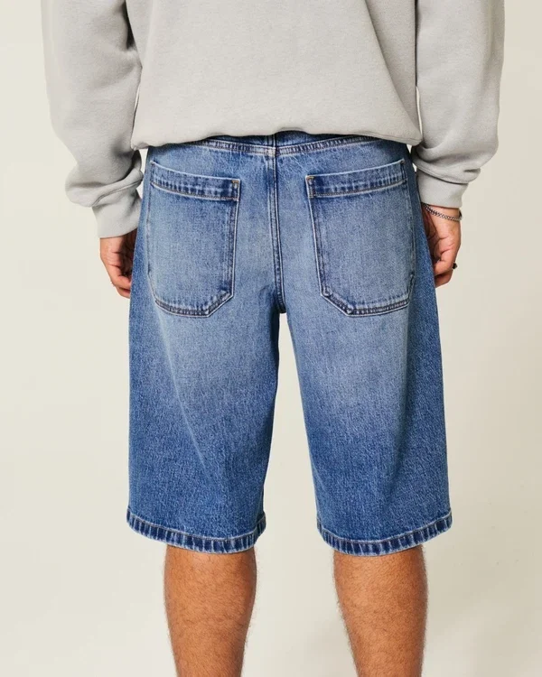 Dark Wash Super Baggy Denim Shorts Dark Wash Super Baggy Denim Shorts