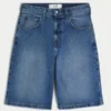Dark Wash Super Baggy Denim Shorts Dark Wash Super Baggy Denim Shorts