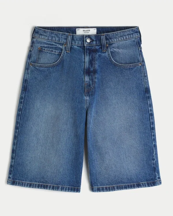 Dark Wash Super Baggy Denim Shorts Dark Wash Super Baggy Denim Shorts