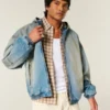 Denim Zip-Up Skater Jacket Denim Zip-Up Skater Jacket