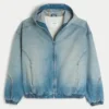 Denim Zip-Up Skater Jacket Denim Zip-Up Skater Jacket