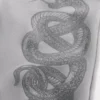 Double Snake Graphic Baggy Sweatpants