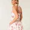 Double-Tier Smocked Halter Skort Dress Double-Tier Smocked Halter Skort Dress
