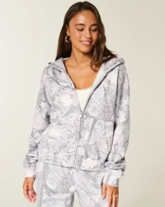 Easiest Zip-Up Camo Hoodie