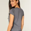 Easy Body-Skimming Butterfly Graphic Tee
