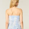 Easy Crochet-Style Fabric Mix Strapless Top