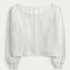 Easy Double Off-the-Shoulder Sweatshirt