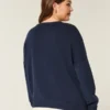 Easy Jumping Fish Graphic Crew Sweater