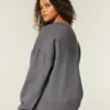 Easy Logo Graphic Crew Sweatshirt