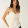Easy Needlepoint-Style Halter Babydoll Cami