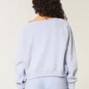 Easy Off-the-Shoulder NYC Graphic Sweatshirt