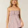 Easy Strapless Babydoll Top