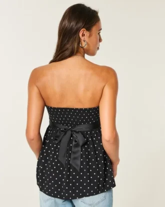 Easy Strapless Babydoll Top