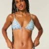 Embellished Triangle Bikini Top