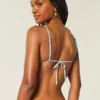 Embellished Triangle Bikini Top