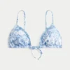 Embellished Triangle Bikini Top