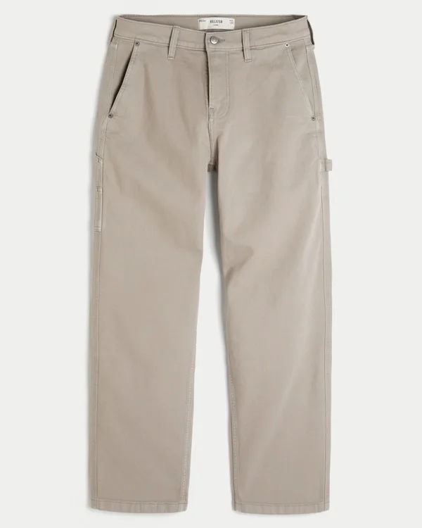 Embroidered Loose Painter Jeans Embroidered Loose Painter Jeans